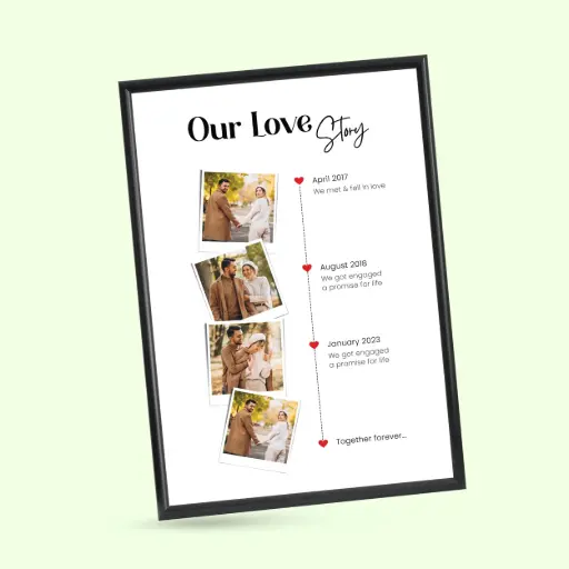 [Our Story] Our Story, beautifully framed